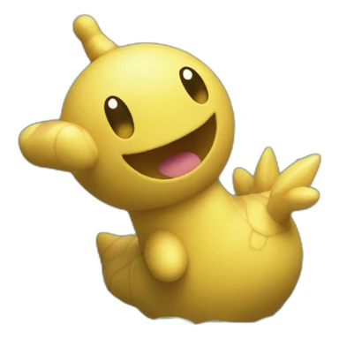 weedle drowing in a stream sticker