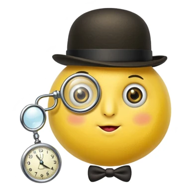A lemon sporting a mini bowler hat and monocle.
































 sticker