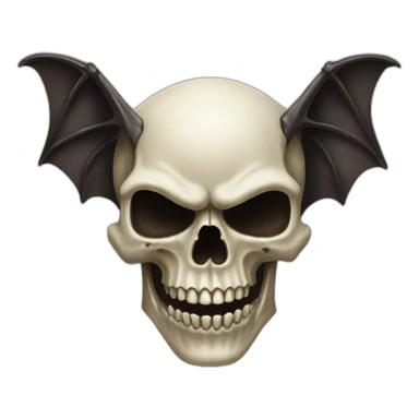 a7x bat skull sticker