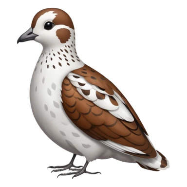 Male Rock Willow Ptarmigan sticker