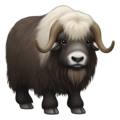 musk ox sticker