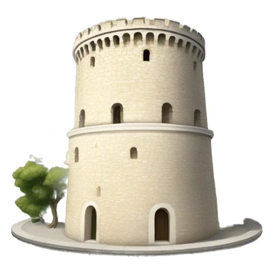 Thessaloniki white tower sticker