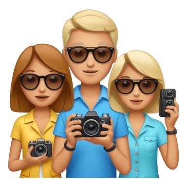 Tourists Taking Photos sticker