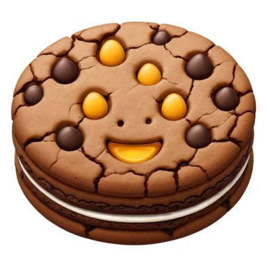dark chocolate cookie sticker