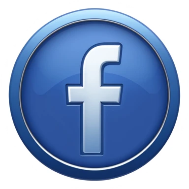 Facebook blue badge  sticker