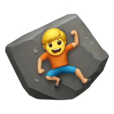 Bouldering sticker