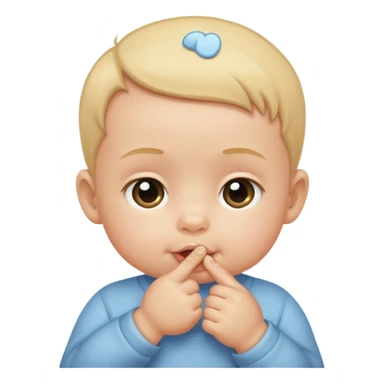 sucer son pouce sticker