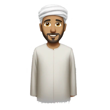 muslim tunisian man sticker