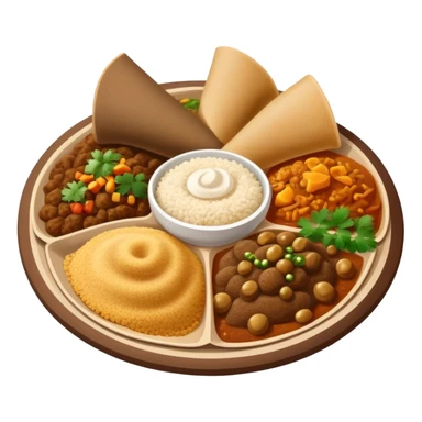 Ethiopian food sticker
