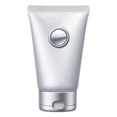white skincare tube sticker
