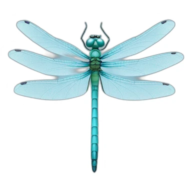 Ice dragonfly sticker