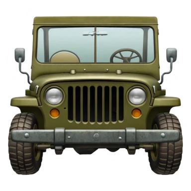 Willy Jeep front sticker