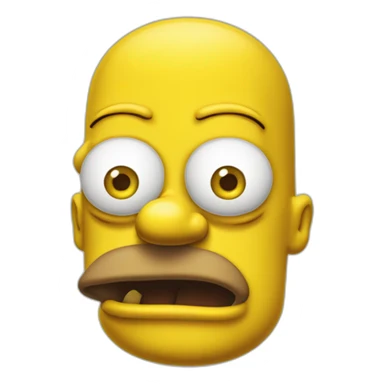 Simpson avec deux yeux normaux sticker