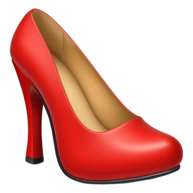 red shoe sticker