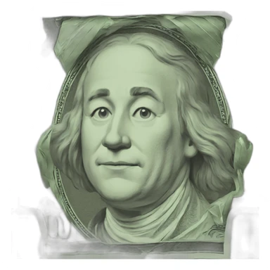 100 US Dollar sticker