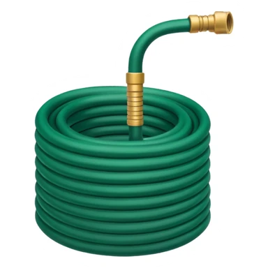 water hose dark green  sticker