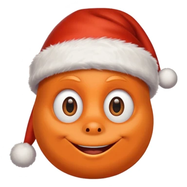 Dory wearing a santa hat sticker