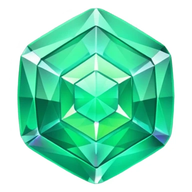 a radioactive gem emoji sticker