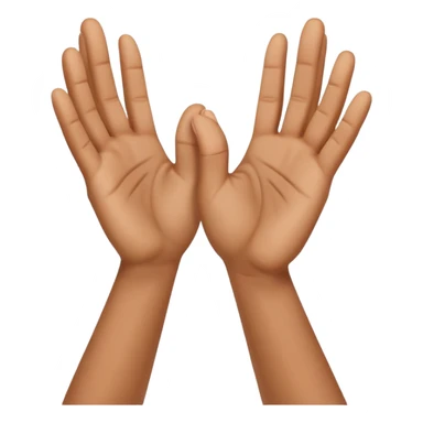 Hands praising GOD sticker