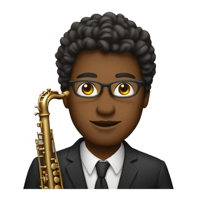 Jazz musician sticker