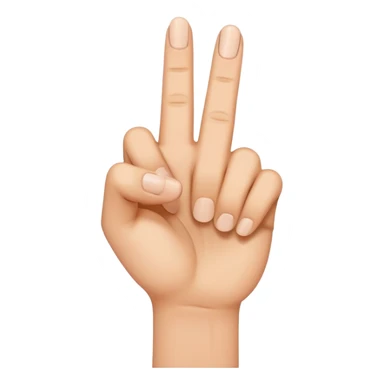 middle finger hand gesture sticker