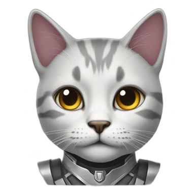cat wearing ironmen dress sticker
