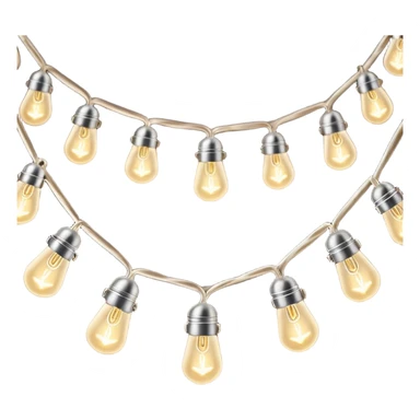 twinkle fairy string lights sticker