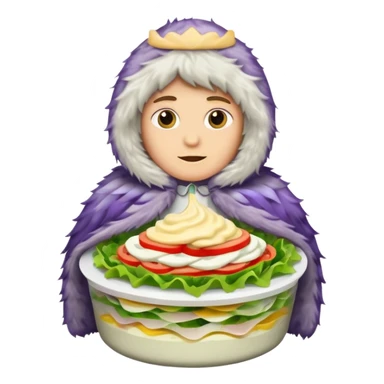salad herring under a fur coat sticker