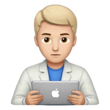 man have coding sticker