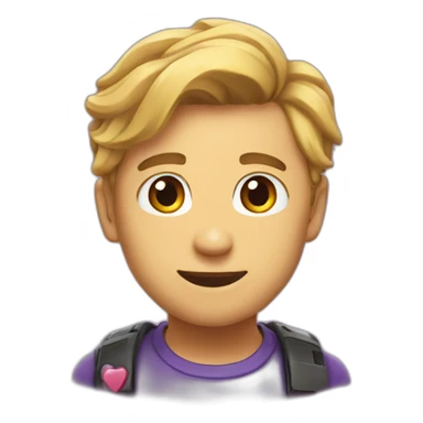 Twitch emote heart sticker