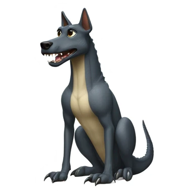 a malinois alligator sticker