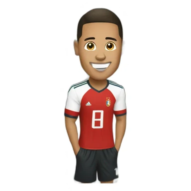 Ronaldo qui sourie en coin sticker