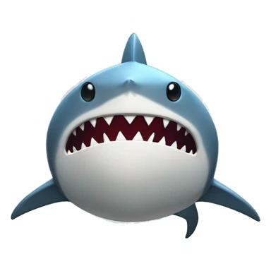 Shark playing video games sticker