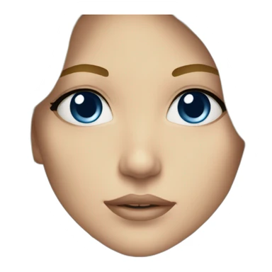 Sapphire eyes,dirty blond hair,angelic face sticker