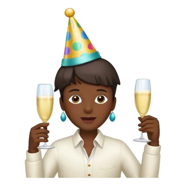 Cha cha cha expression of exitment  sticker