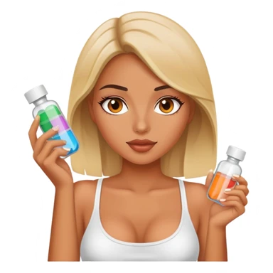 sexy girl with drugs sticker