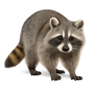 Raccoon sticker