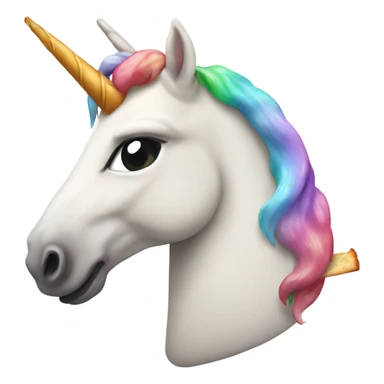 unicorn eating pizza sticker