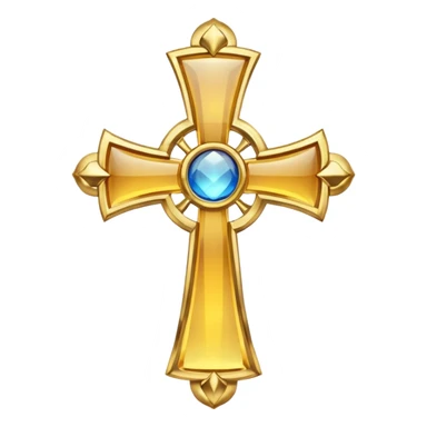 Eastern Orthodox cross. Transparent bakgrund. sticker