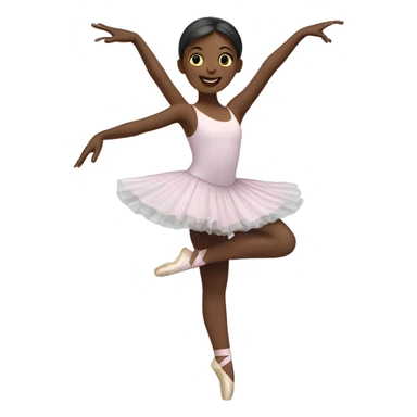 Girl dancing ballet sticker