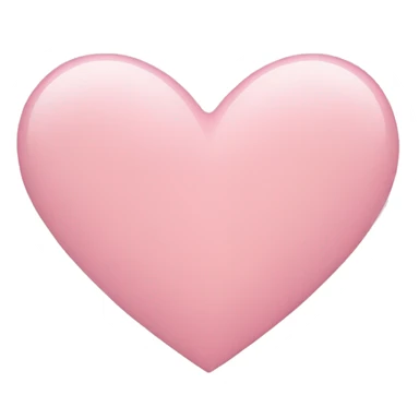 Light pink heart sticker