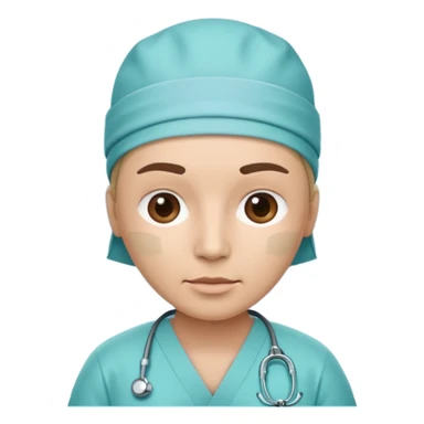 
Cartoon surgeon planning a facelift for Plastic and Reconstructive Surgery sticker