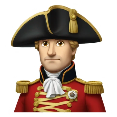 Napoleons with his hat sticker