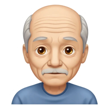 old man  beauty face pack  sticker