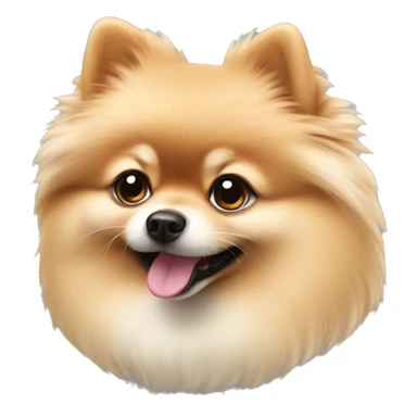 Birthday Creme Pomeranian  sticker