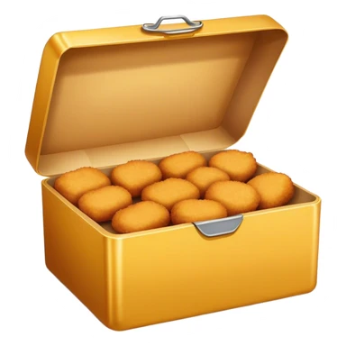 box of chicken nuggets sticker