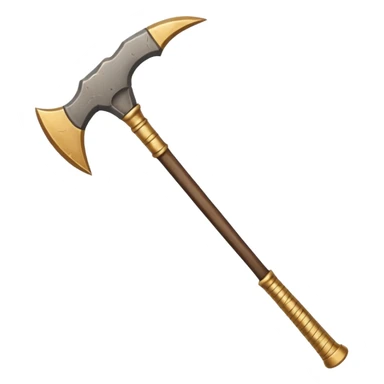 ancient Egyptian symmetric pickaxe primitive design sticker