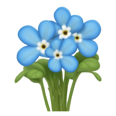 Forgetmenot flowef sticker