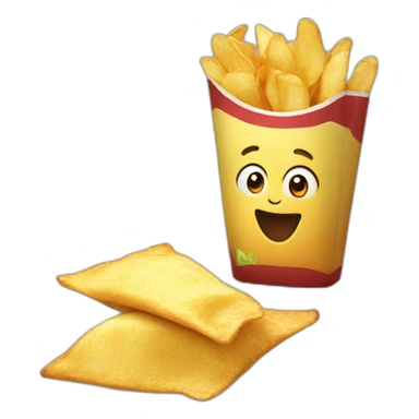 Chips la plus piquante sticker