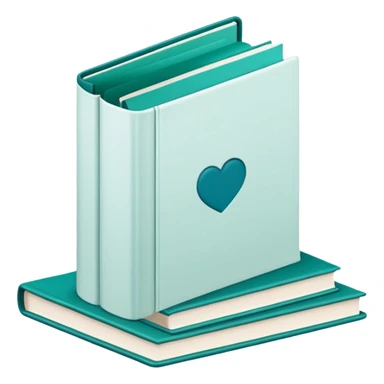 book with 008DA6 teal blue-green color cover sticker